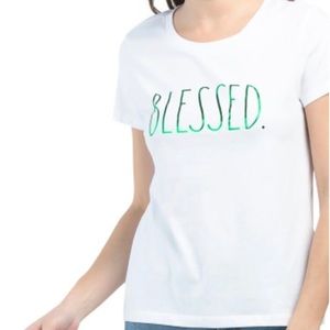 RAE DUNN Blessed 2X Plus T-Shirt